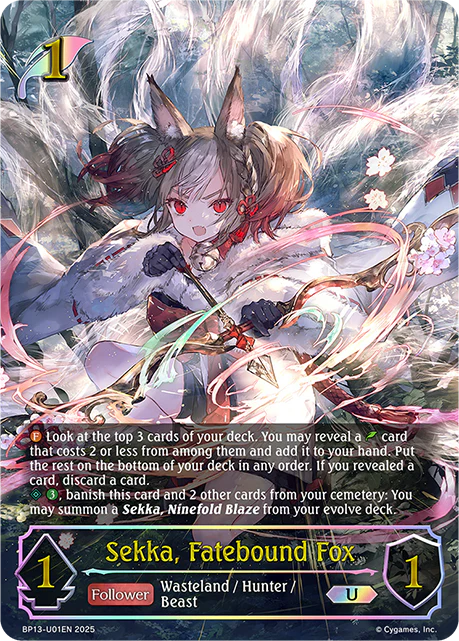 Sekka, Fatebound Fox - BP-13: Worldreaver's Descent & Dominion of Darkness