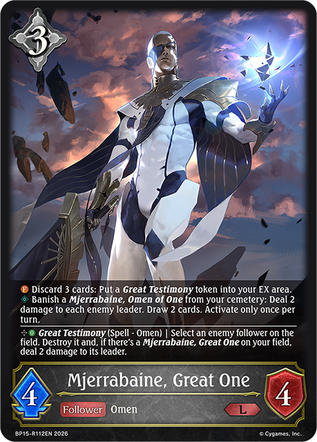 Mjerrabaine, Great One (Reprint) - BP-19/20: Eightfold Retribution & Omens and Heirs