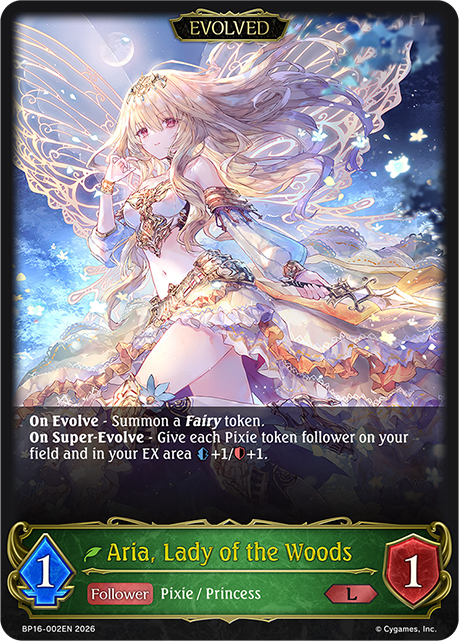Aria, Lady of the Woods (Evolved) - BP-16: New World Genesis