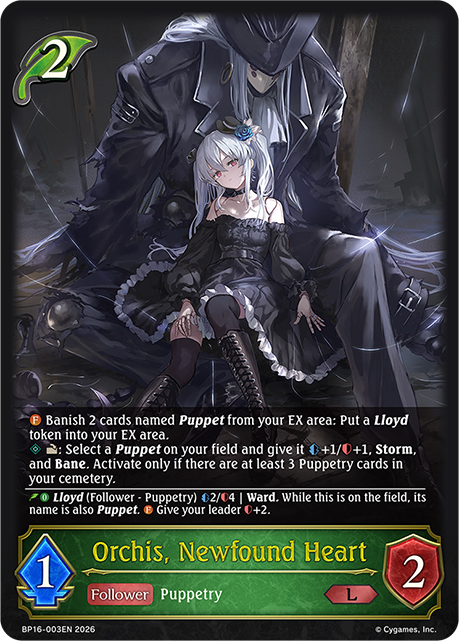 Orchis, Newfound Heart - BP-16: New World Genesis