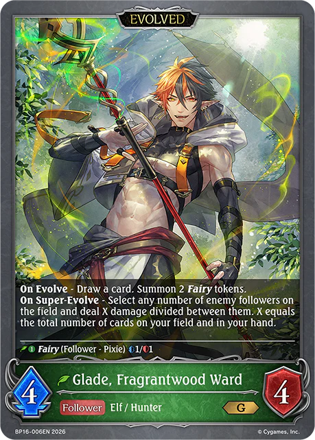 Glade, Fragrantwood Ward (Evolved) - BP-16: New World Genesis