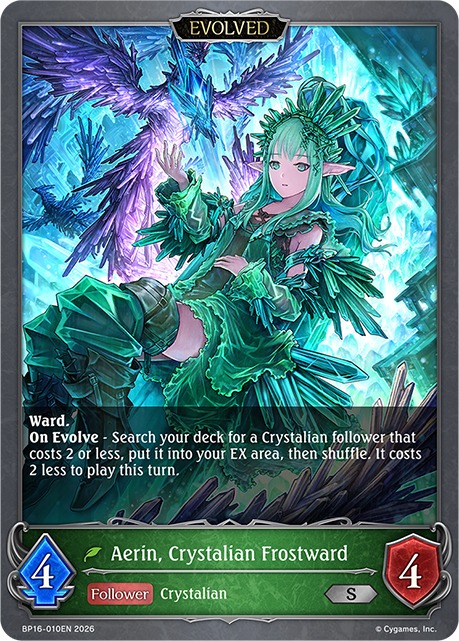Aerin, Crystalian Frostward (Evolved) - BP-16: New World Genesis