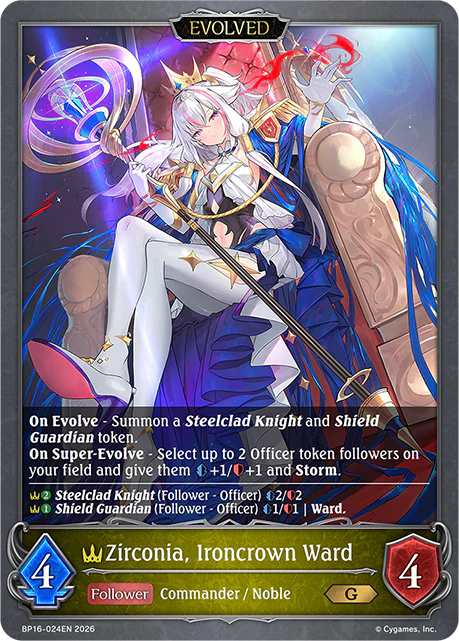 Zirconia, Ironcrown Ward (Evolved) - BP-16: New World Genesis