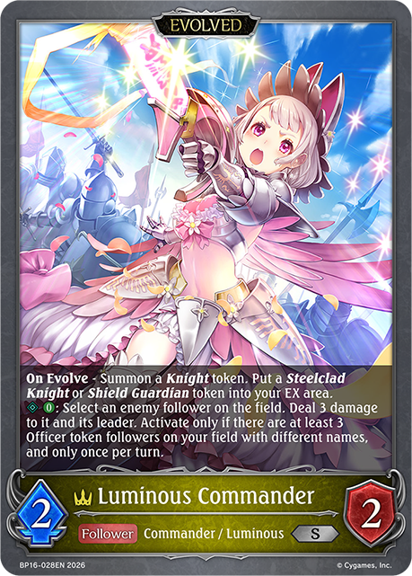 Luminous Commander (Evolved) - BP-16: New World Genesis