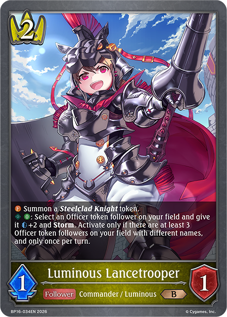 Luminous Lancetrooper - BP-16: New World Genesis
