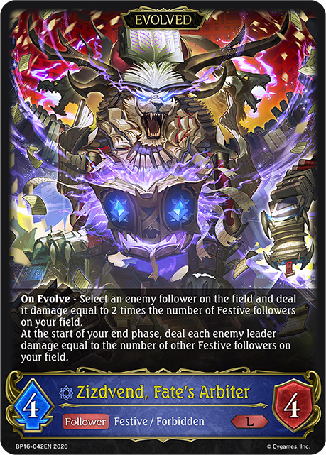 Zizdvend, Fate's Arbiter (Evolved) - BP-16: New World Genesis
