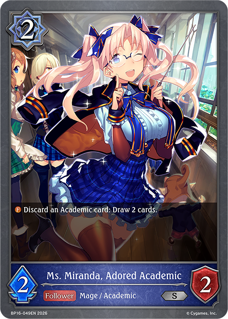 Ms. Miranda, Adored Academic - BP-16: New World Genesis