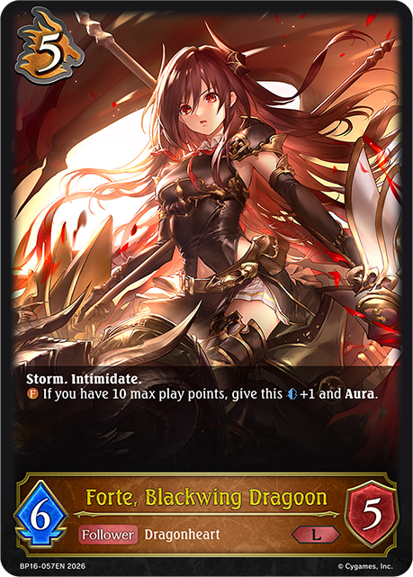 Forte, Blackwing Dragoon - BP-16: New World Genesis
