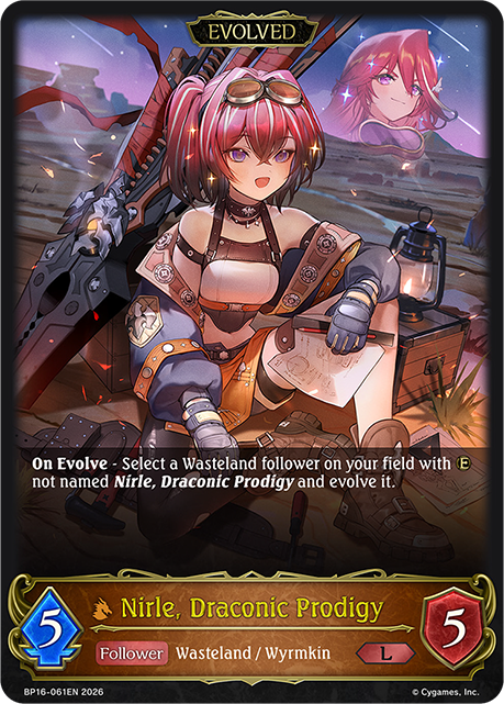 Nirle, Draconic Prodigy (Evolved) - BP-16: New World Genesis