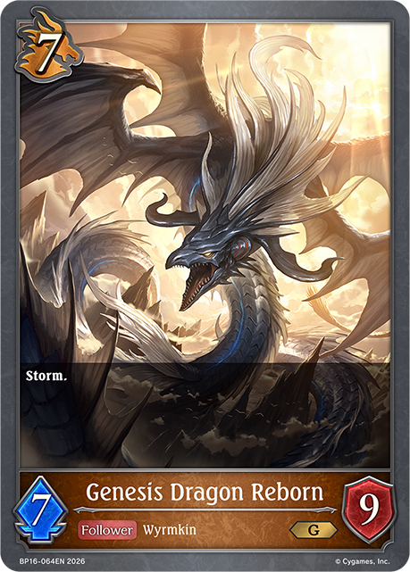 Genesis Dragon Reborn - BP-16: New World Genesis