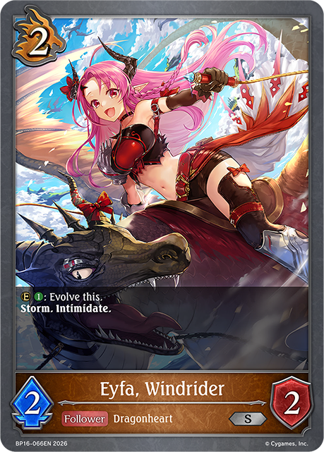 Eyfa, Windrider - BP-16: New World Genesis