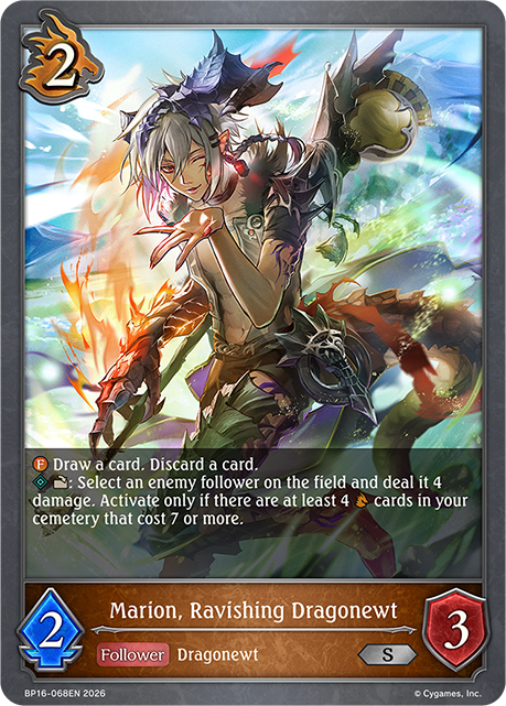 Marion, Ravishing Dragonewt - BP-16: New World Genesis