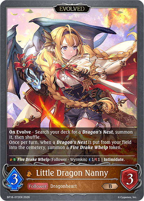 Little Dragon Nanny (Evolved) - BP-16: New World Genesis