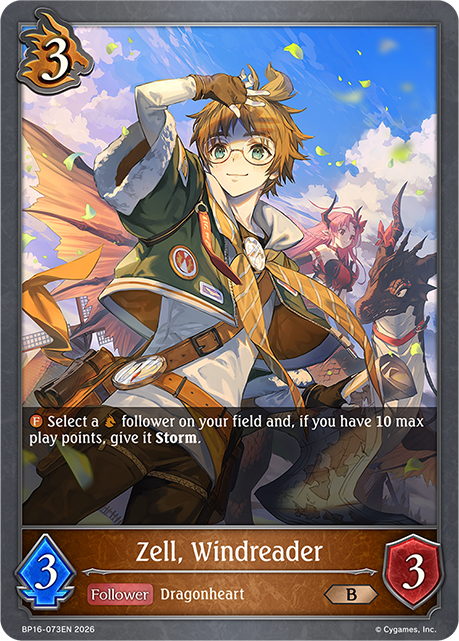 Zell, Windreader - BP-16: New World Genesis