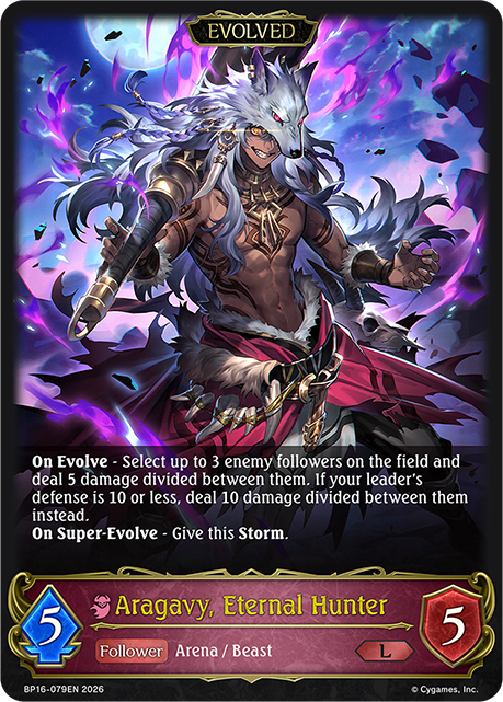 Aragavy, Eternal Hunter (Evolved) - BP-16: New World Genesis