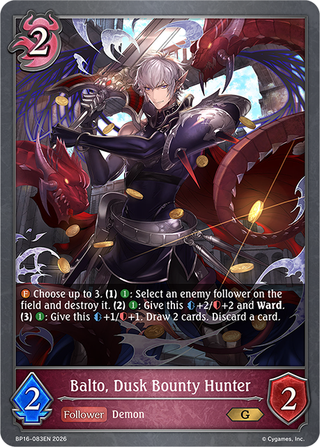 Balto, Dusk Bounty Hunter - BP-16: New World Genesis