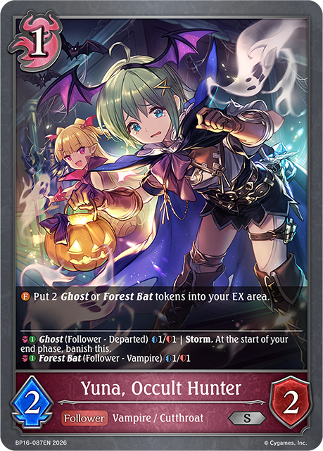 Yuna, Occult Hunter - BP-16: New World Genesis
