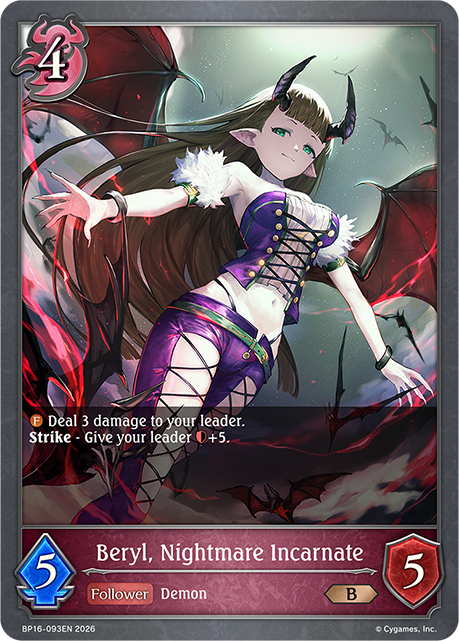 Beryl, Nightmare Incarnate - BP-16: New World Genesis