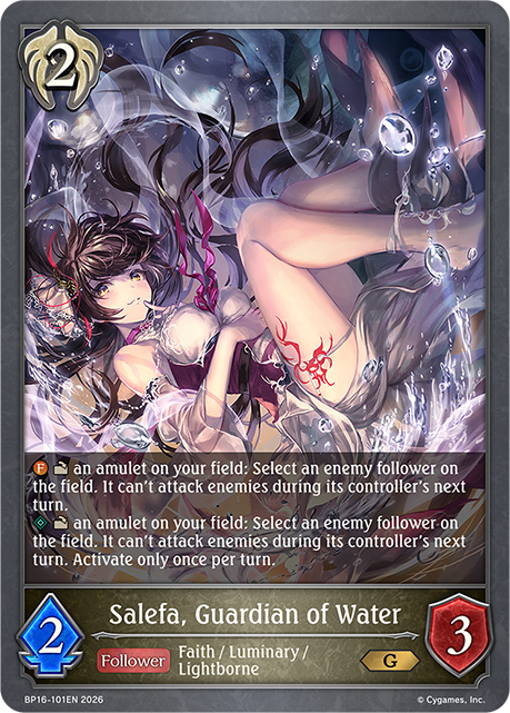 Salefa, Guardian of Water - BP-16: New World Genesis