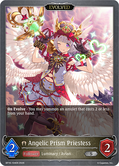 Angelic Prism Priestess (Evolved) - BP-16: New World Genesis