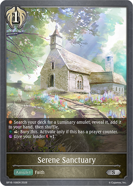 Serene Sanctuary - BP-16: New World Genesis