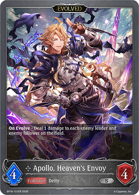 Apollo, Heaven's Envoy (Evolved) - BP-16: New World Genesis