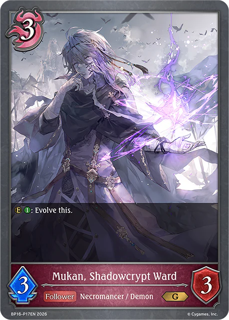 Mukan, Shadowcrypt Ward - BP-16: New World Genesis