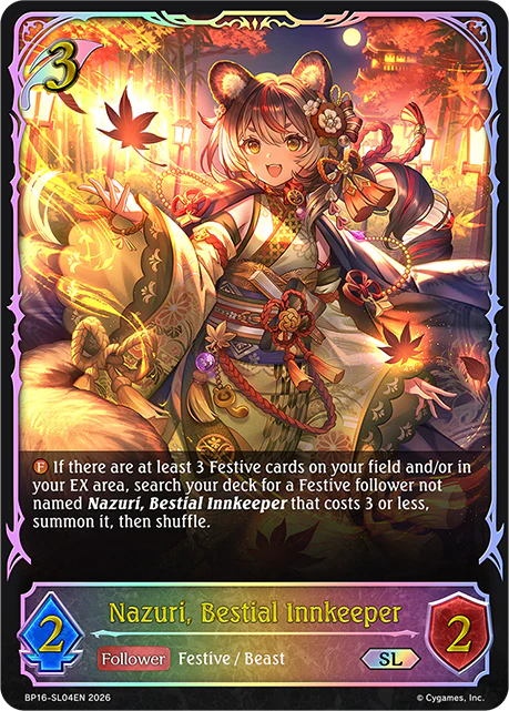 Nazuri, Bestial Innkeeper - BP-16: New World Genesis