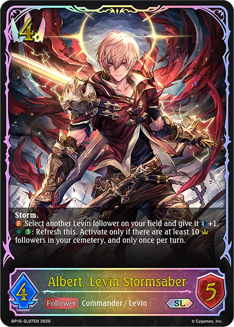 Albert, Levin Stormsaber - BP-16: New World Genesis