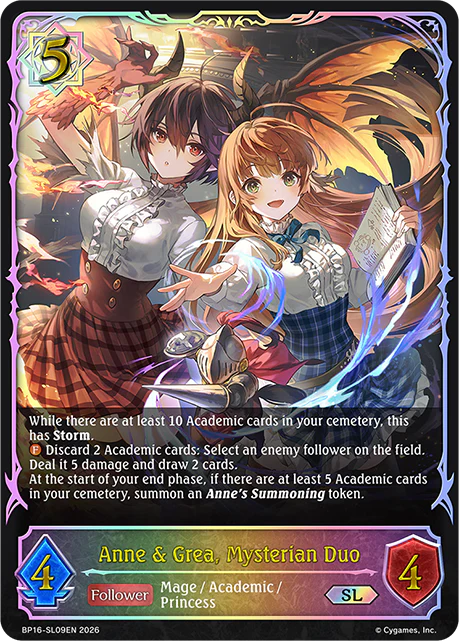 Anne & Grea, Mysterian Duo - BP-16: New World Genesis