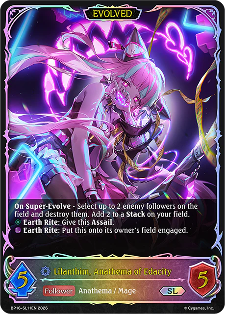 Lilanthim, Anathema of Edacity (Evolved) - BP-16: New World Genesis