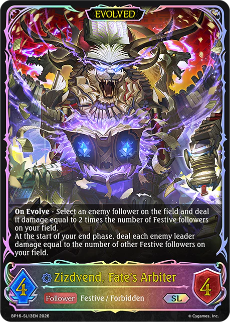 Zizdvend, Fate's Arbiter (Evolved) - BP-16: New World Genesis