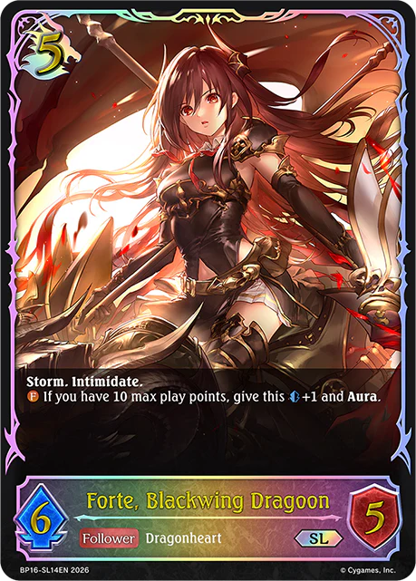Forte, Blackwing Dragoon - BP-16: New World Genesis