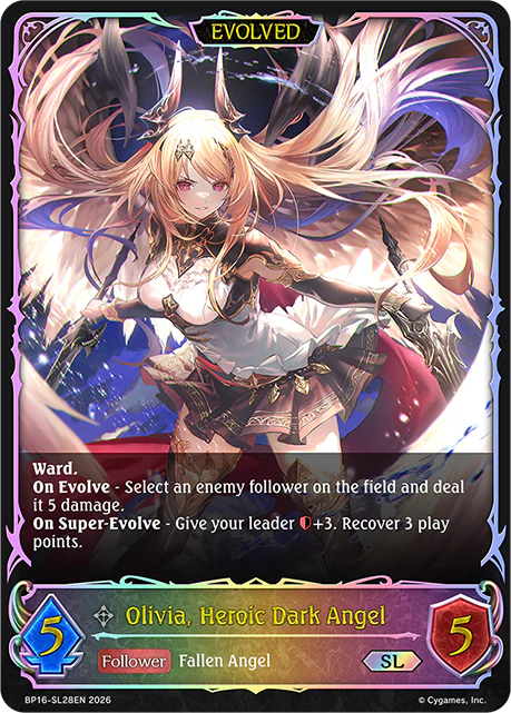 Olivia, Heroic Dark Angel (Evolved) - BP-16: New World Genesis