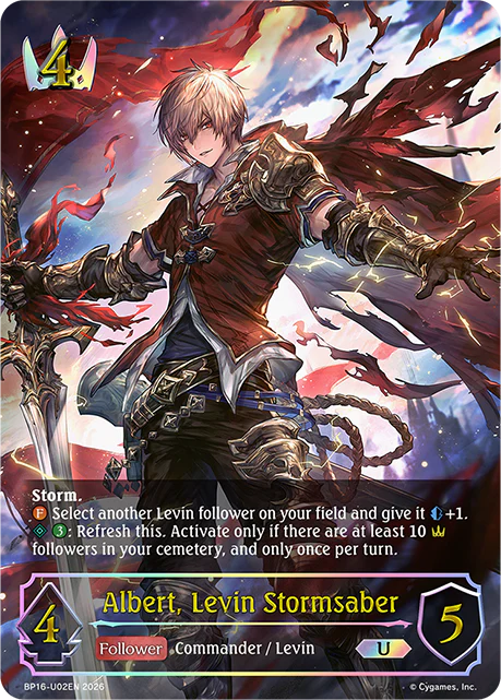 Albert, Levin Stormsaber - BP-16: New World Genesis
