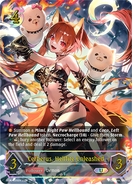Cerberus, Hellfire Unleashed - BP-16: New World Genesis
