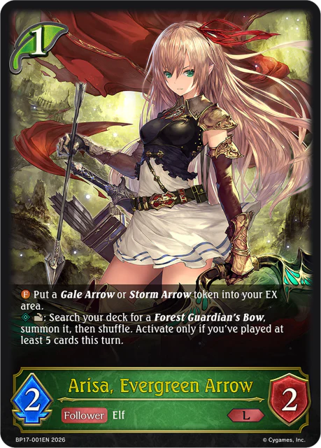 Arisa, Evergreen Arrow - BP-17