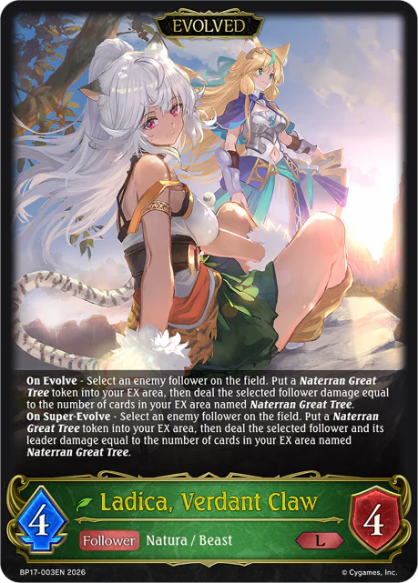 Ladica, Verdant Claw (Evolved) - BP-17: Convergent Destinies