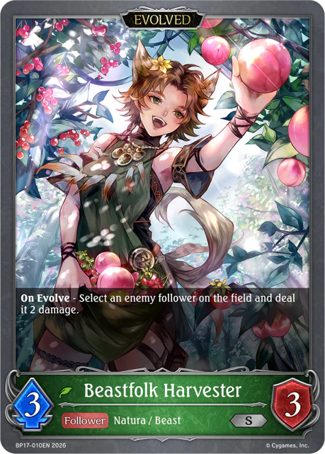 Beastfolk Harvester (Evolved) - BP-17: Convergent Destinies