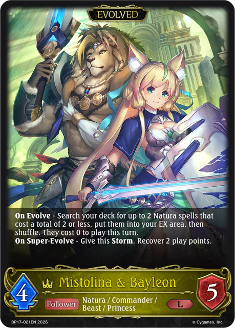 Mistolina & Bayleon (Evolved) - BP-17: Convergent Destinies