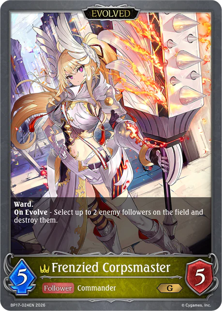 Frenzied Corpsmaster (Evolved) - BP-17: Convergent Destinies