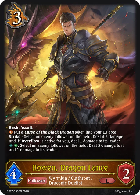 Rowen, Dragon Lance - BP-17: Convergent Destinies