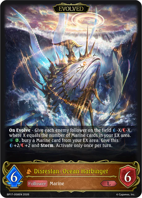 Disrestan, Ocean Harbinger (Evolved) - BP-17: Convergent Destinies