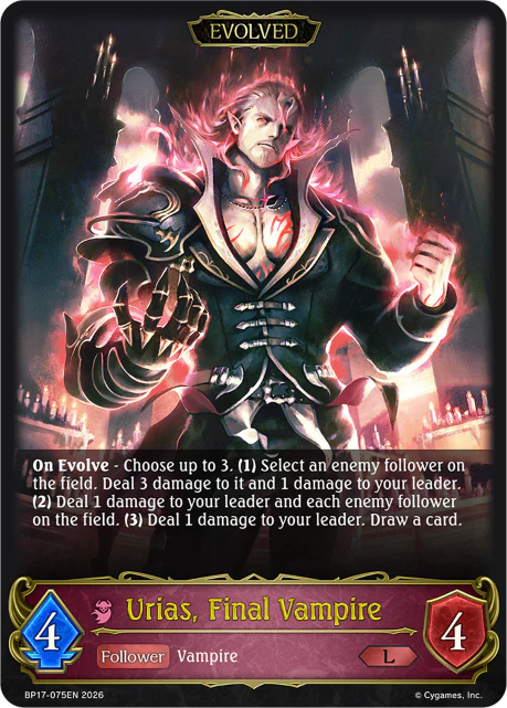 Urias, Final Vampire (Evolved) - BP-17: Convergent Destinies