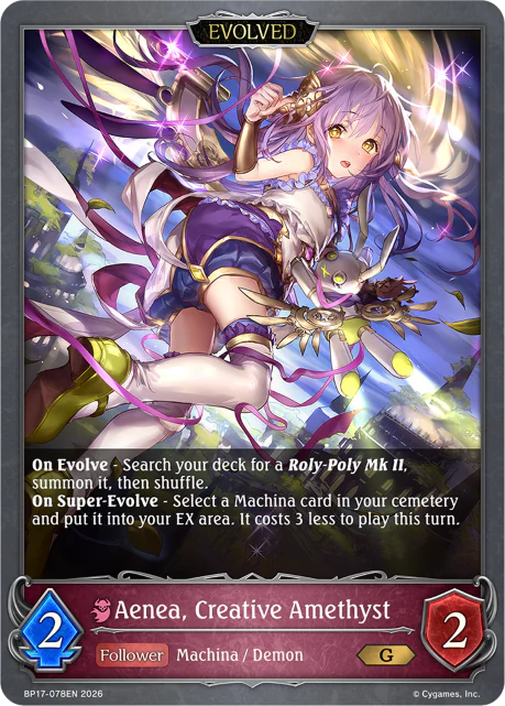 Aenea, Creative Amethyst (Evolved) - BP-17: Convergent Destinies