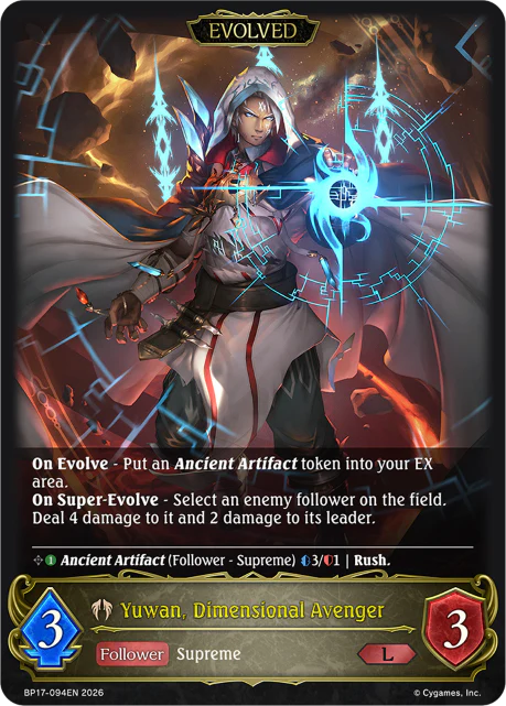 Yuwan, Dimensional Avenger (Evolved) - BP-17: Convergent Destinies