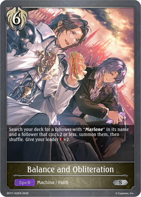 Balance and Obliteration - BP-17: Convergent Destinies