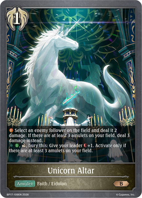 Unicorn Altar - BP-17: Convergent Destinies