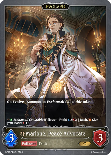 Marlone, Peace Advocate (Evolved) - BP-17: Convergent Destinies