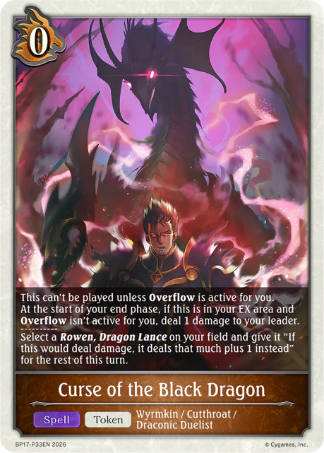 Curse of the Black Dragon - BP-17: Convergent Destinies